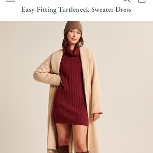 Turtleneck sweater dress